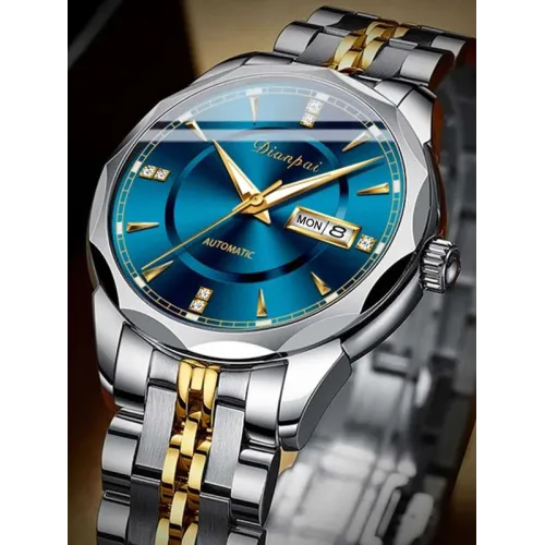 Mens Watch, Blue Face