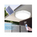 Ceiling light with solar panel