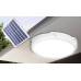 Ceiling light with solar panel