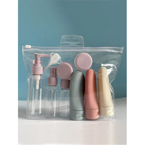 Toiletries Bag with refillable Containers